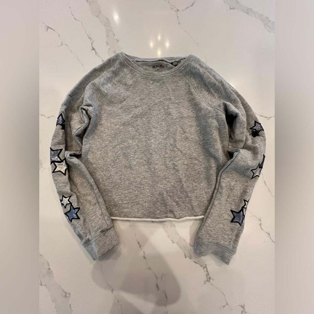 Hudson Kids Designer Slight Crop pullover sweatshirt